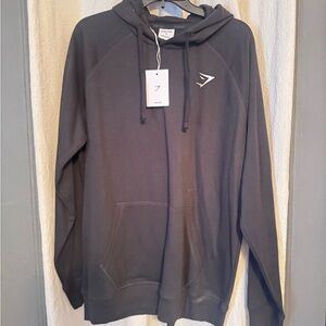 Gymshark black Crest Hoodie
